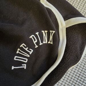 PINK Victoria's Secret Black Shorts with White Accents
